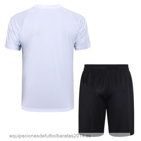Nuevo Entrenamiento Conjunto Completo AC Milan 23/24 Blanco Negro Rojo Baratas